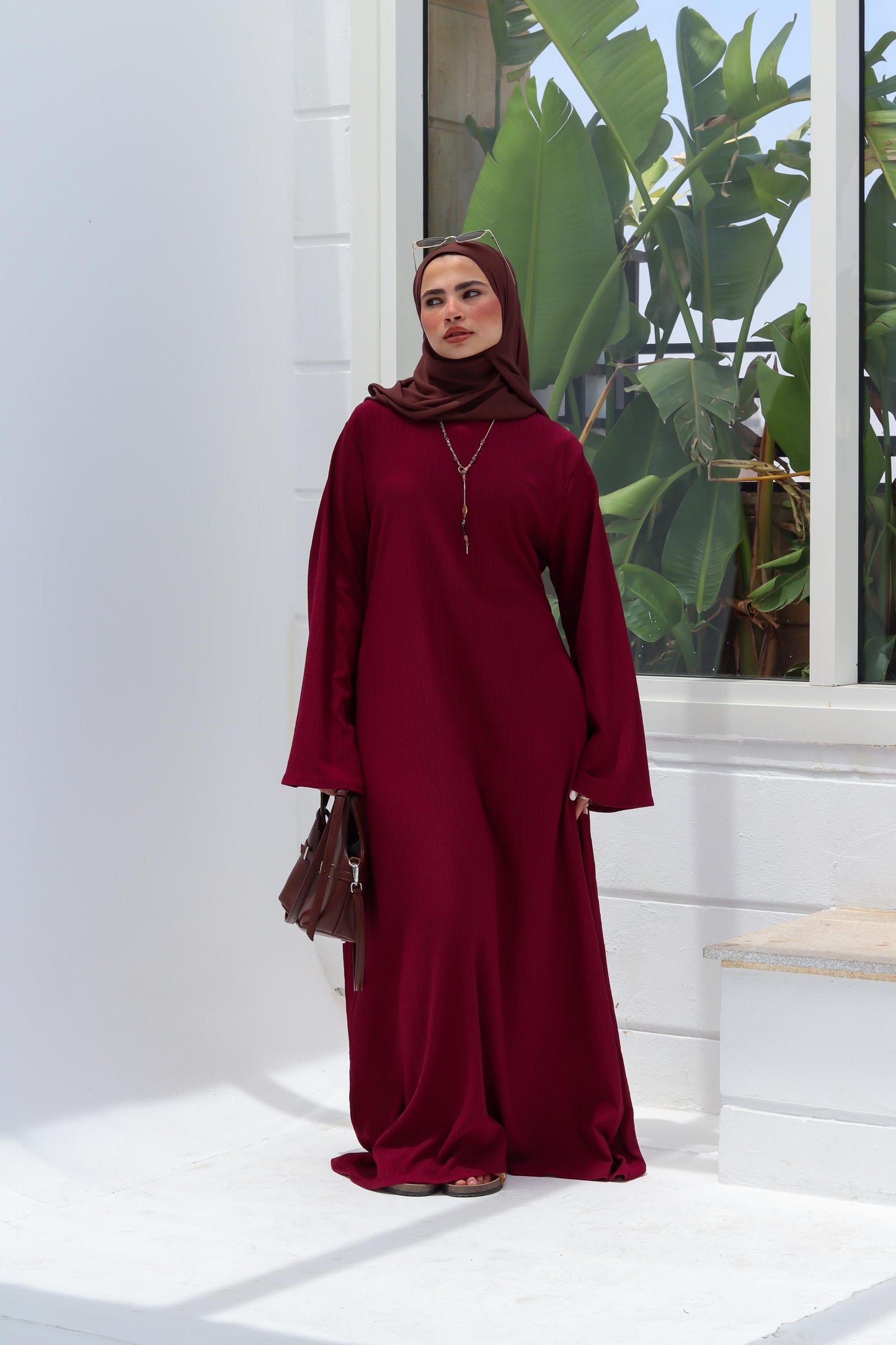 Maroon Dress
