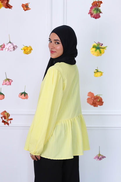 Lemon Ribbons Blouse