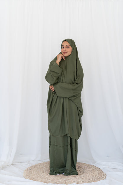Sleeved Olive Prayer Wear