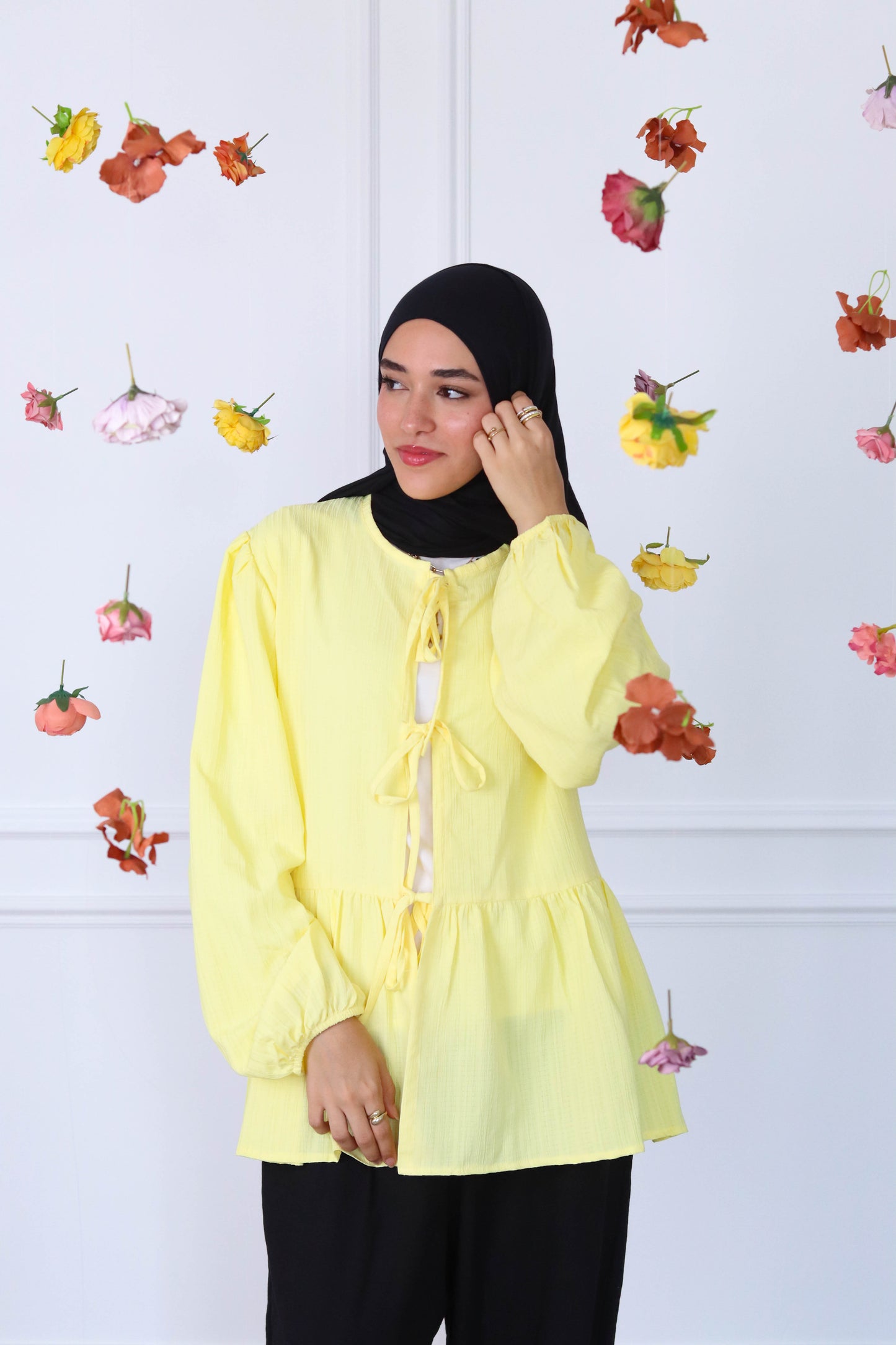 Lemon Ribbons Blouse