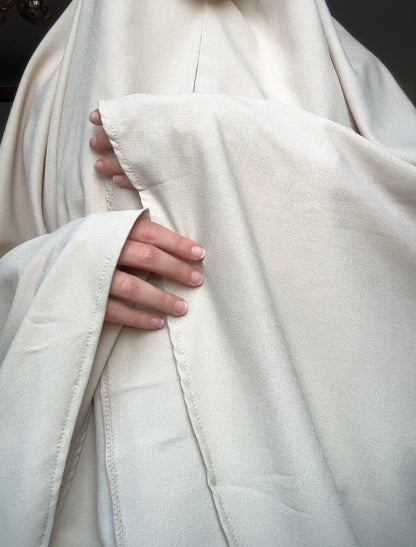 Sleeveless Beige Prayer Wear