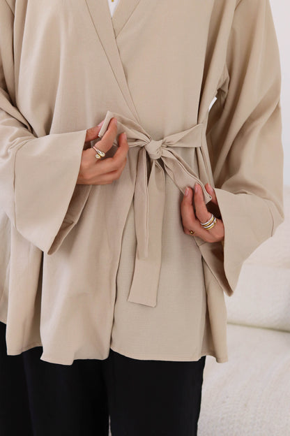 Cafe Ribboned Linen Wear