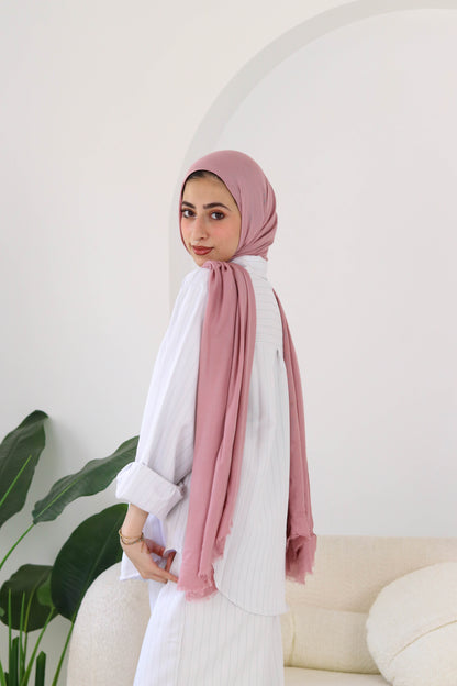 White Thin Stripped Linen Wear