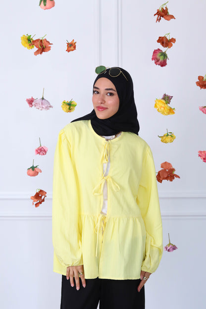 Lemon Ribbons Blouse