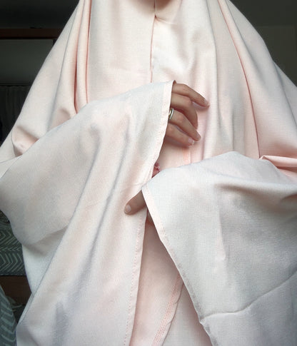 Sleeveless Powder Pink Prayer Wear