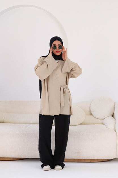 Cafe Ribboned Linen Wear