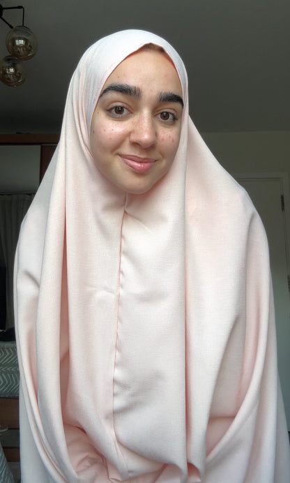 Sleeveless Powder Pink Prayer Wear