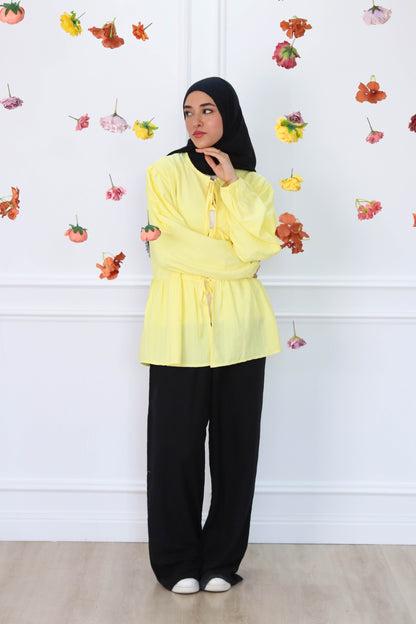Lemon Ribbons Blouse