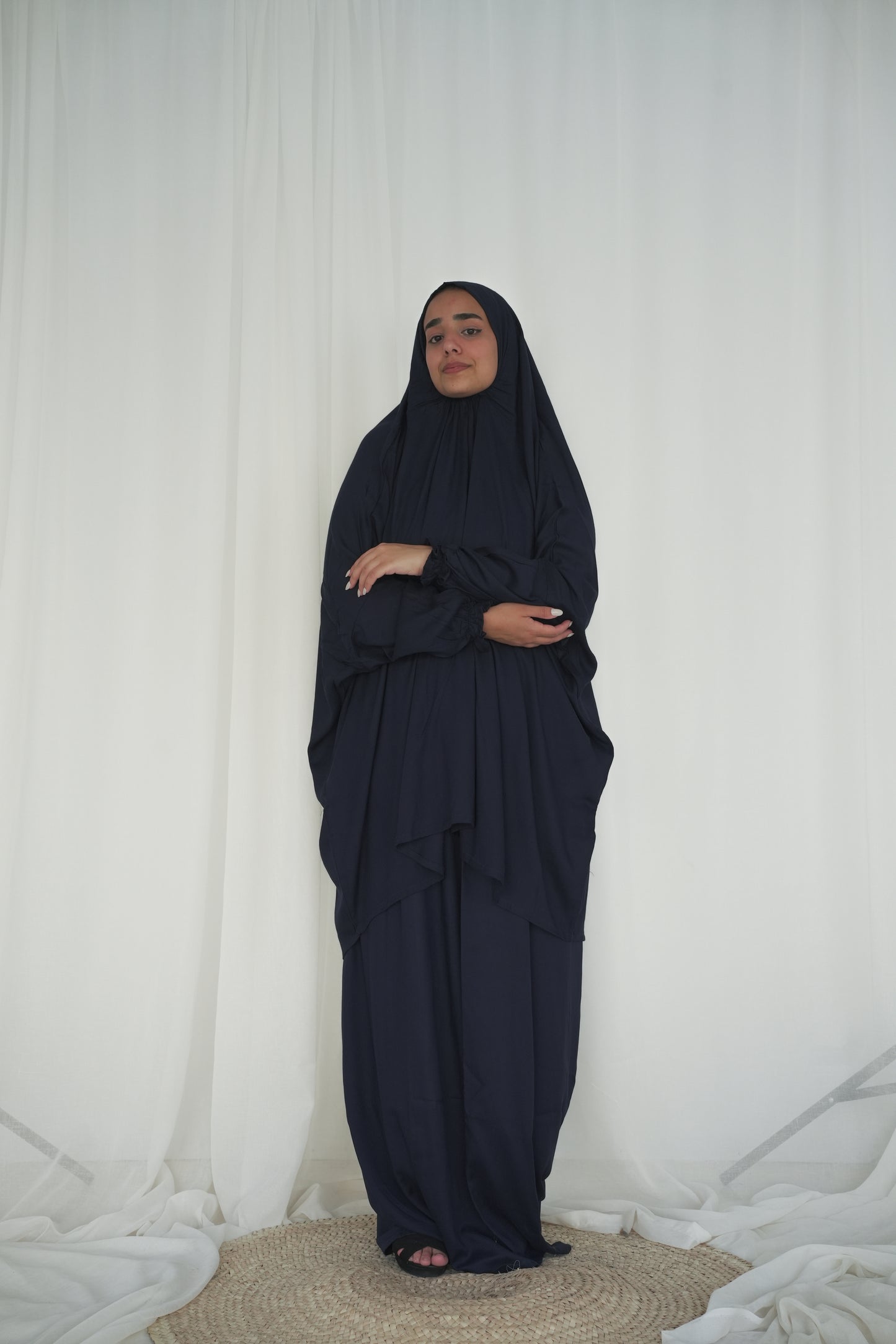 Sleeved Dark Blue Prayer Wear