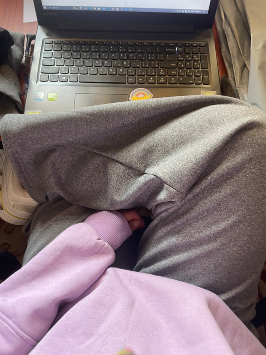 Grey Straight Sweatpants