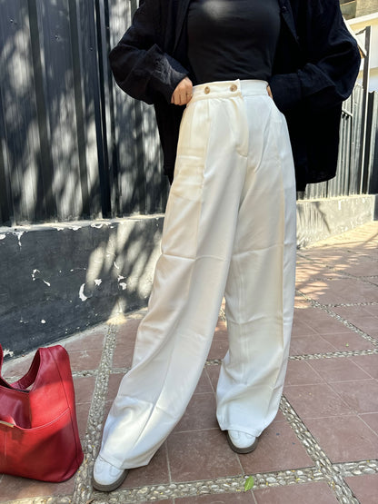 Crème Formal Pants