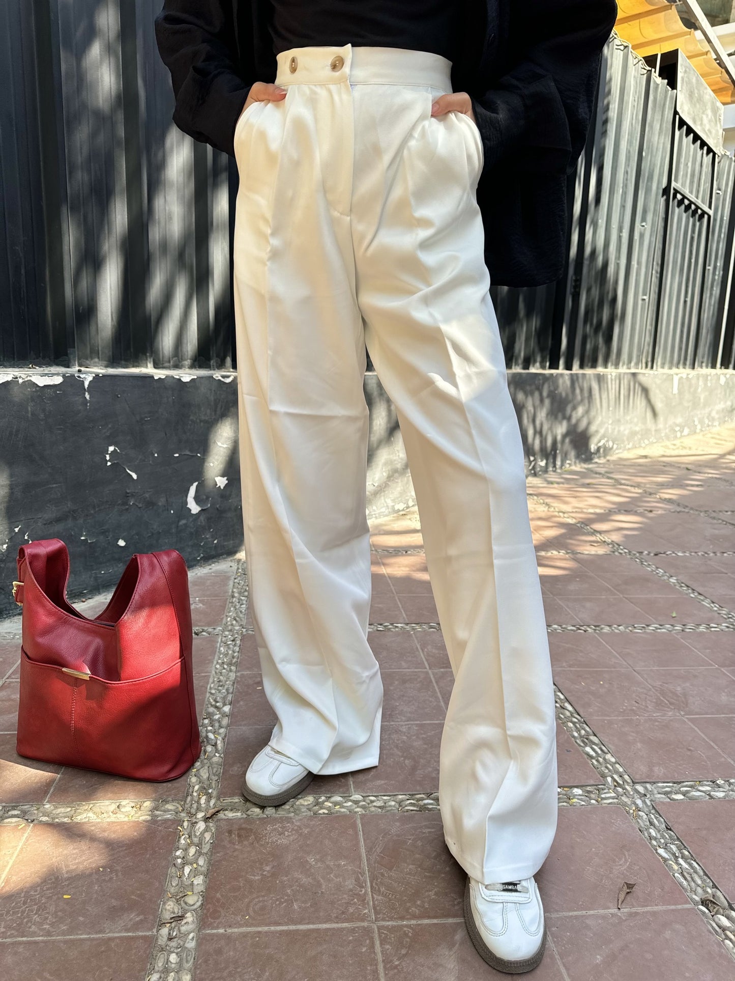 Crème Formal Pants