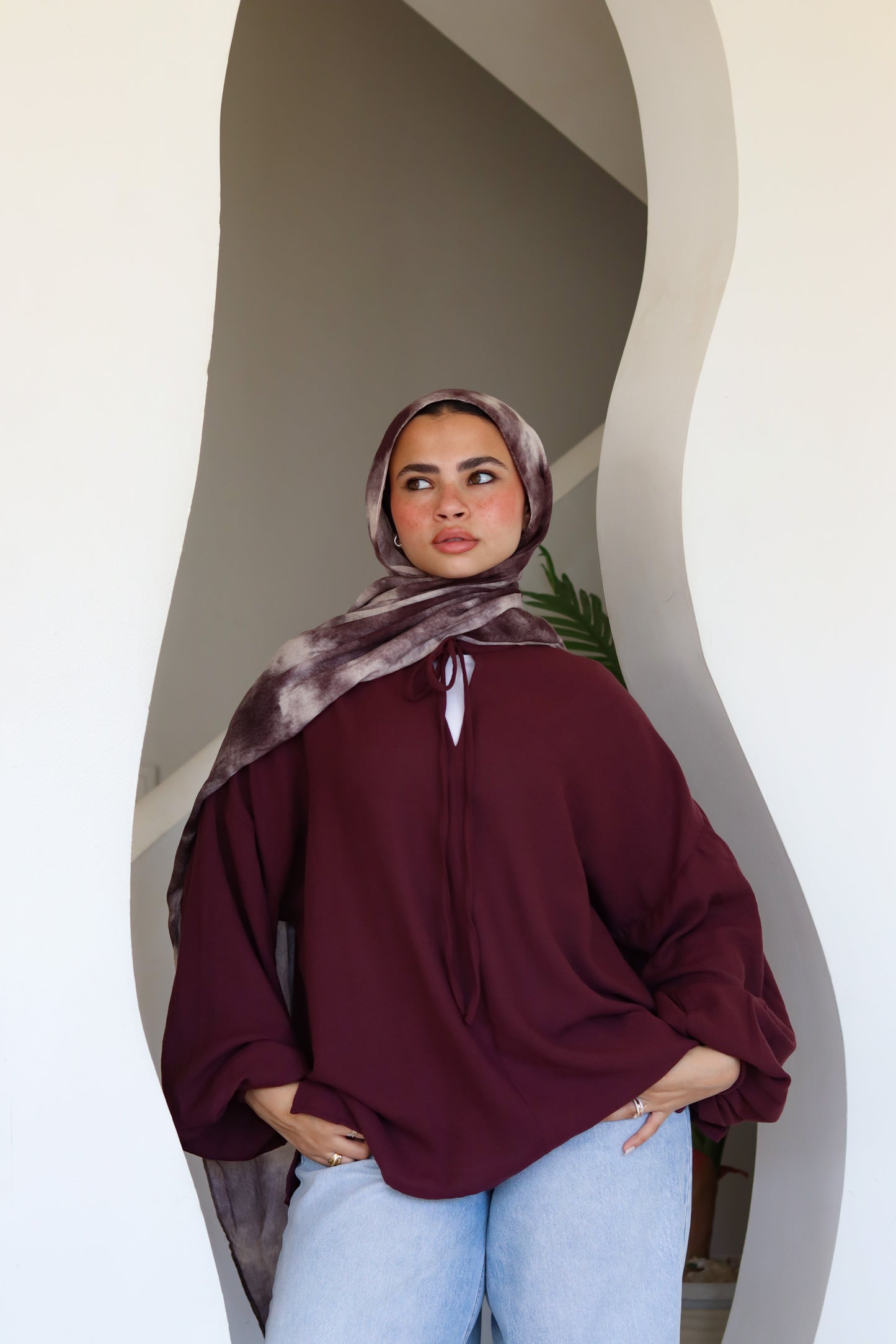 Plum Everyday Blouse