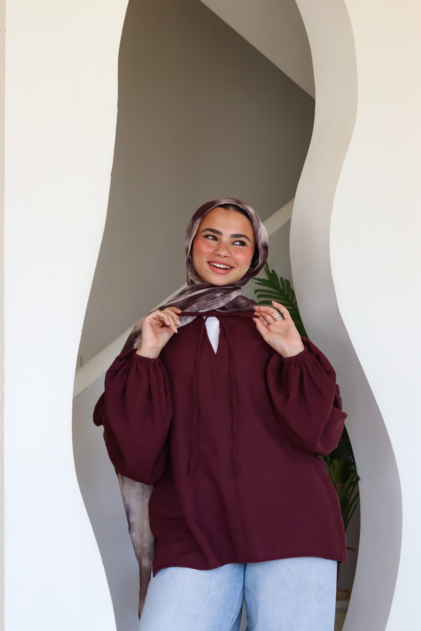 Plum Everyday Blouse