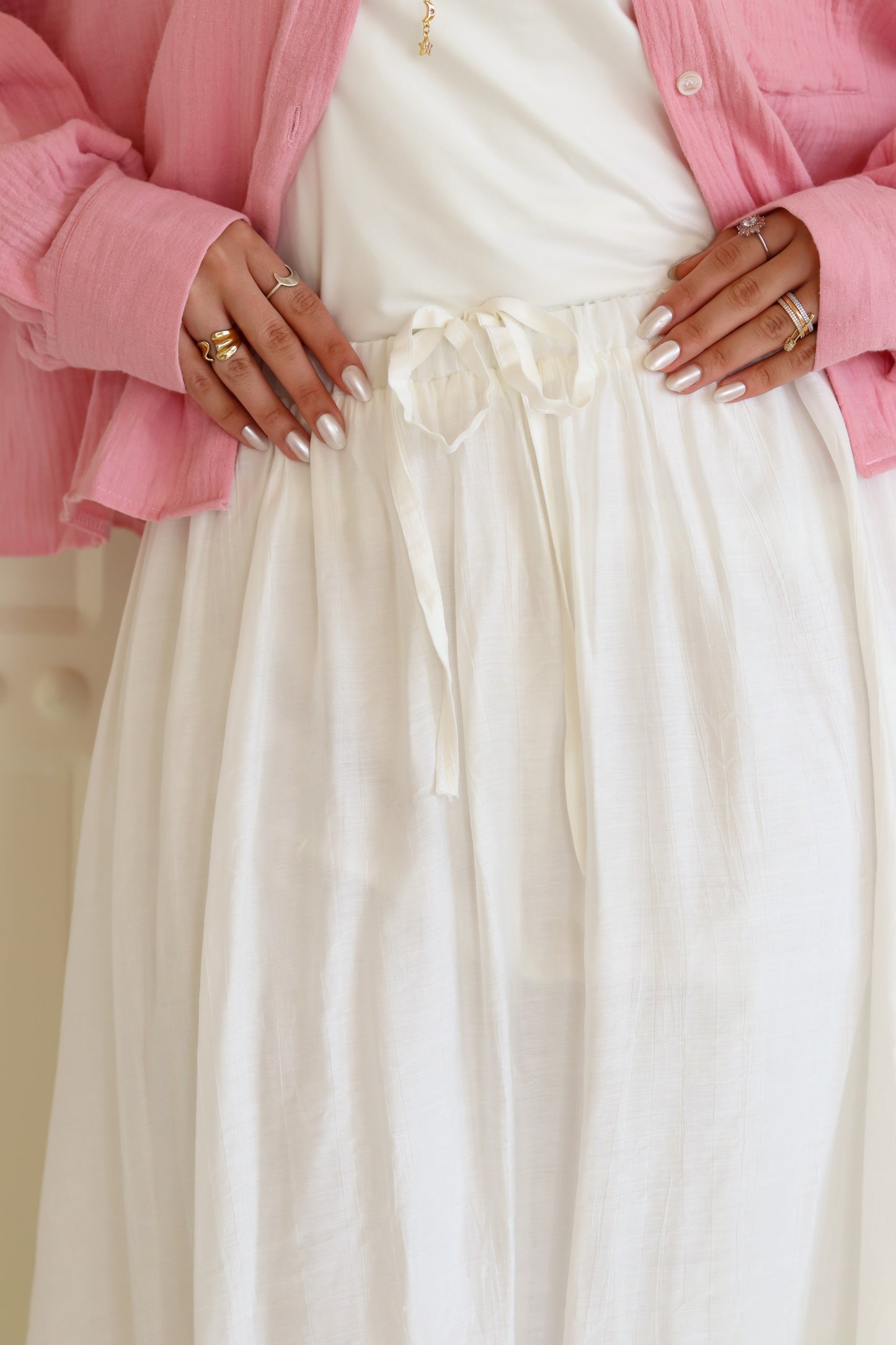 Cream Everyday Skirt