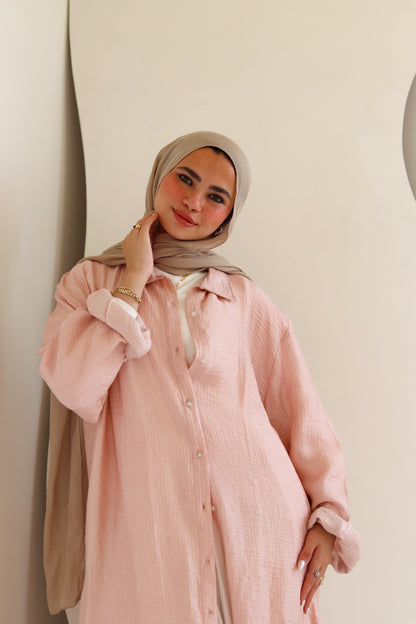 Sorbet Long Shimmery Shirt