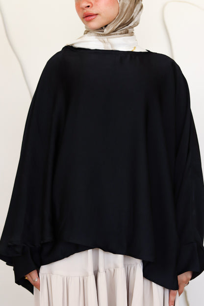 Black Butterfly Blouse