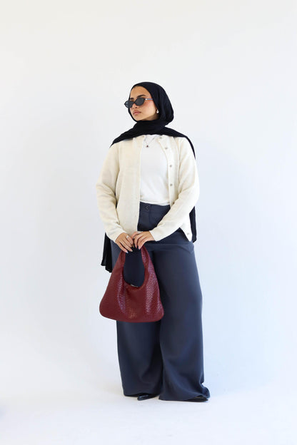 Creme Knitted Cardigan