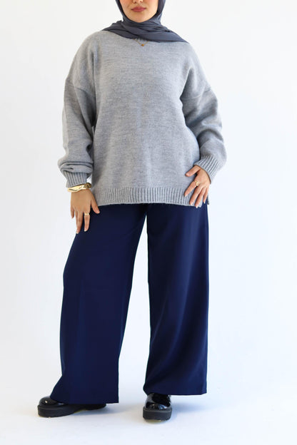 Navy Blue Formal Pants