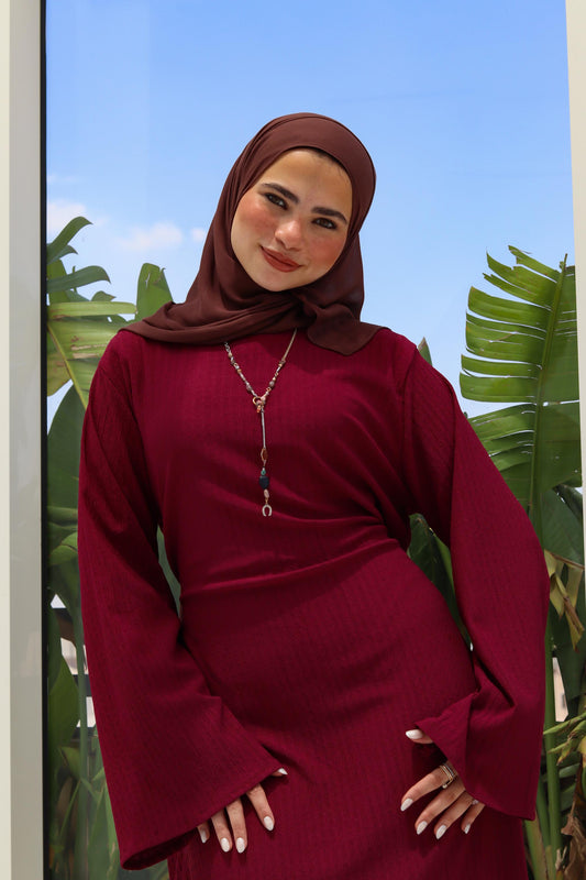Maroon Dress