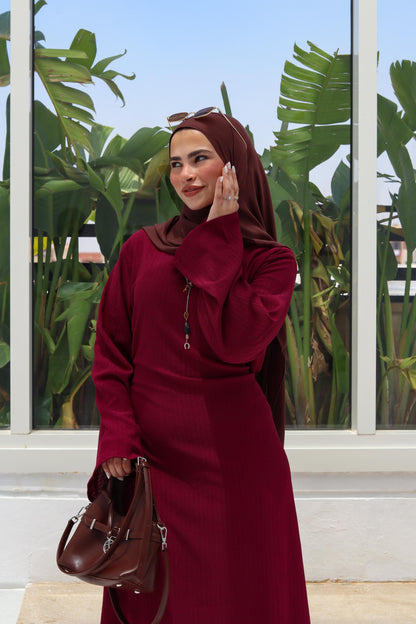 Maroon Dress