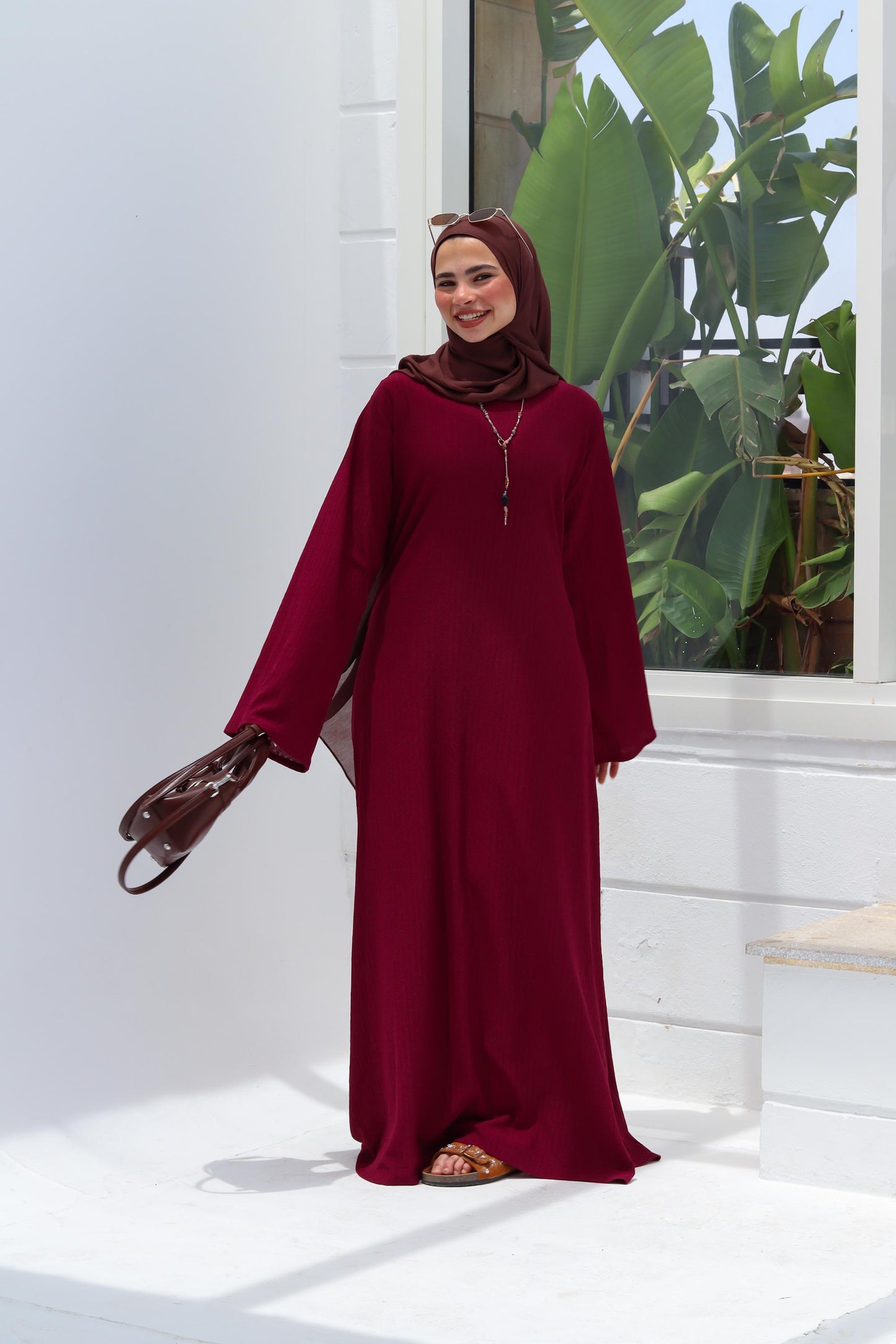 Maroon Dress