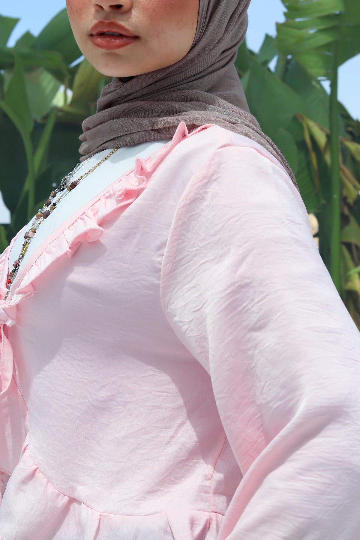 Rose Ruffled Top